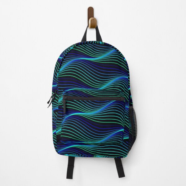 Item preview,  Tide — Ocean Blue Flow Field Art Print designed and sold by VeluxCreative.