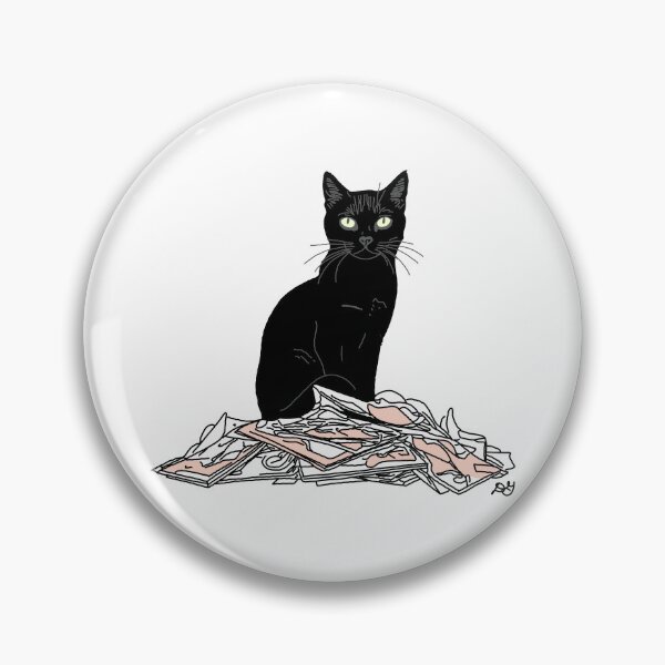 Item preview, Evil B Cat Destroys Colour Art Print designed and sold by Evil B Creative.