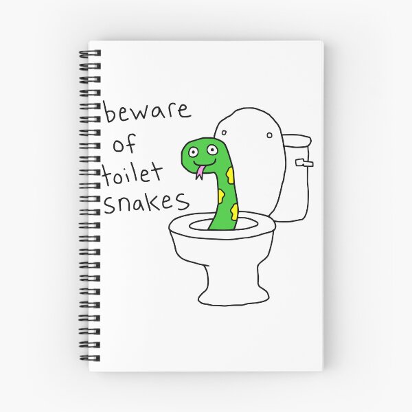 Item preview, Beware of toilet snakes designed and sold by Doodlywood.