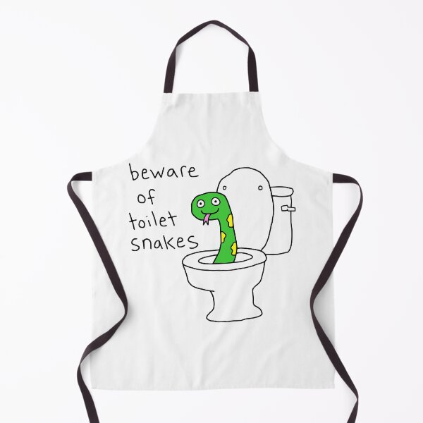 Item preview, Beware of toilet snakes designed and sold by Doodlywood.