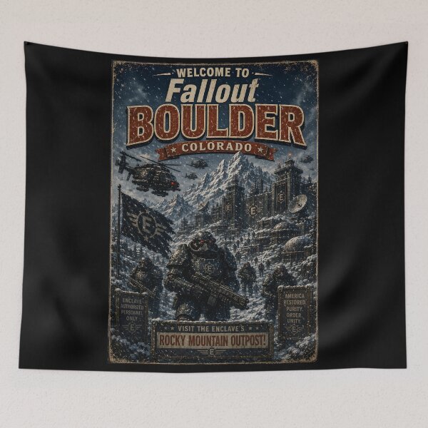 Item preview, Fallout Boulder Colorado | Rocky Mountain Wasteland designed and sold by RockyLambda.