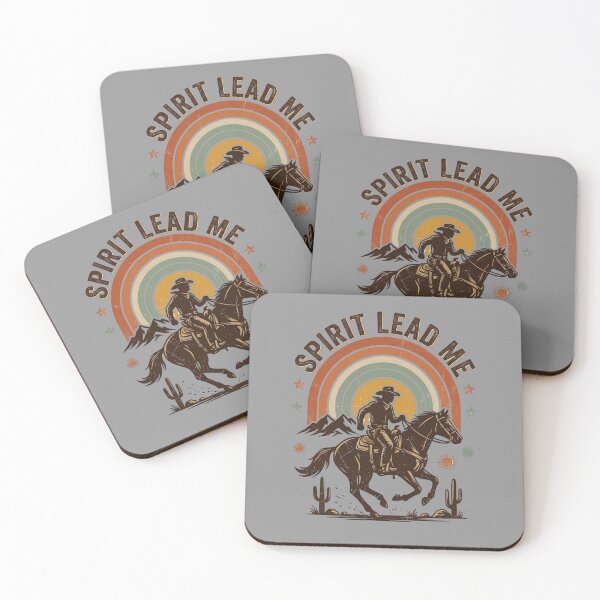 Item preview, Spirit Lead Me Retro Cowboy Christian Western Inspirational Rodeo Faith Graphic Gift designed and sold by Im-Ara.