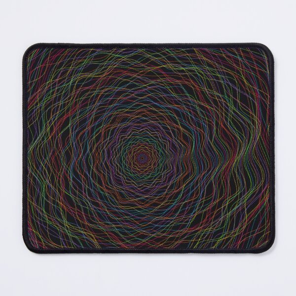Item preview, Ripple — Rainbow Concentric Spiral Art Print designed and sold by VeluxCreative.