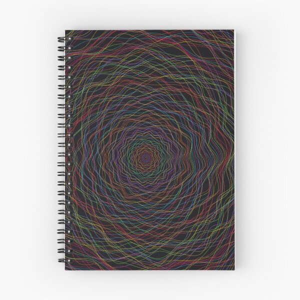 Artikelvorschau, Ripple – Regenbogen-Konzentrische Spirale Kunstdruck entworfen und verkauft von VeluxCreative.