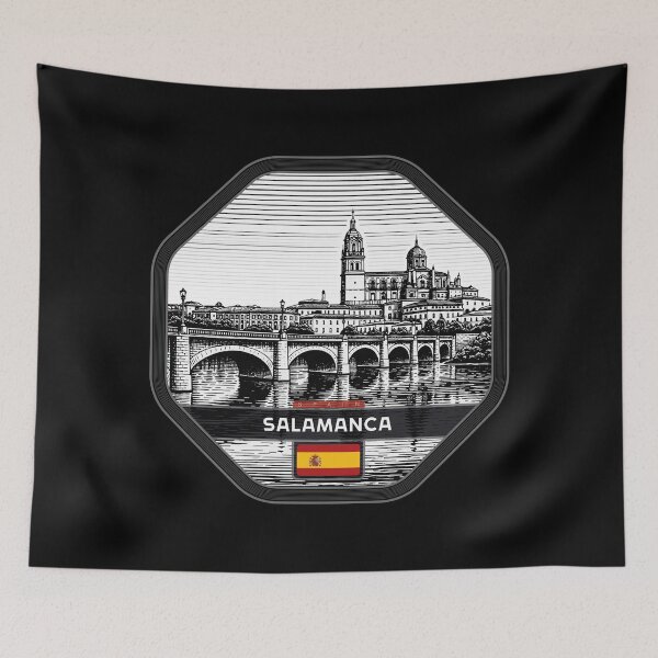 Item preview, Salamanca Spain Linocut Style  designed and sold by Thistle-TShop.