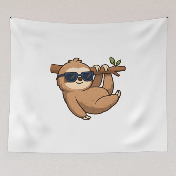 Item preview, Cool Sloth Chillin' on a Branch designed and sold by Atlant11.