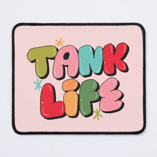 Item preview, Tank Life (Pink) designed and sold by yellowflowerhut.