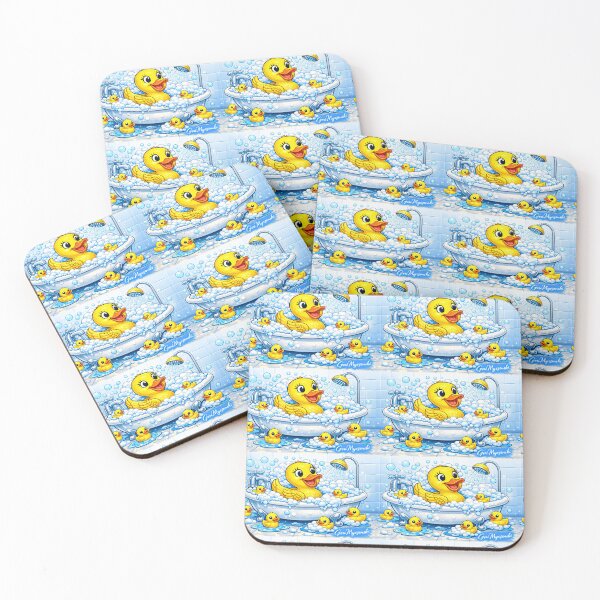 Item preview, Rubber Duck Family Bath Time designed and sold by The Art Queen Of Michigan .
