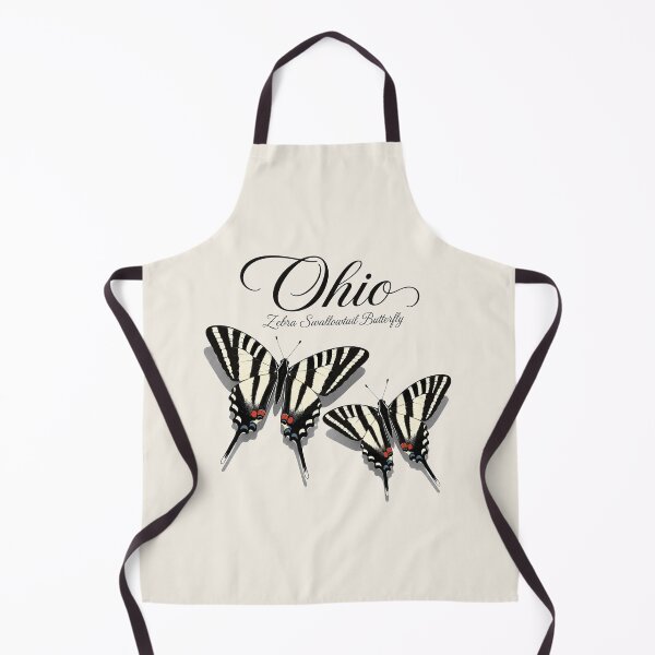 Item preview, Ohio Zebra Swallowtail Butterfly Retro Poster designed and sold by The-Drip-Studio.