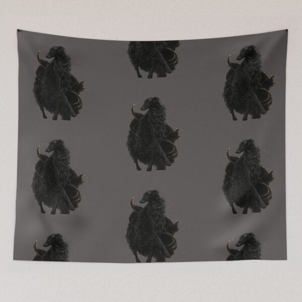 Item preview, Black Borzoi designed and sold by Deerfan.