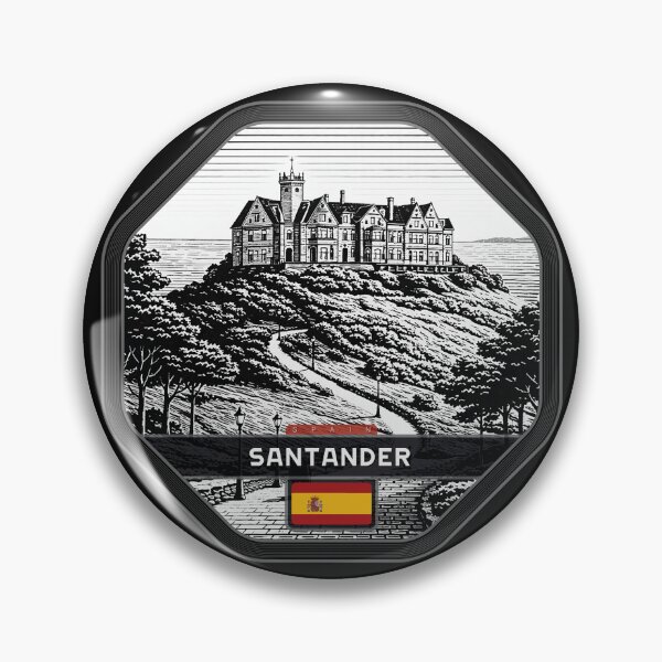 Item preview, Santander Spain Linocut Style  designed and sold by Thistle-TShop.