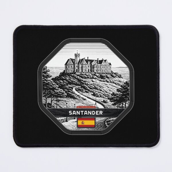 Item preview, Santander Spain Linocut Style designed and sold by Thistle-TShop.