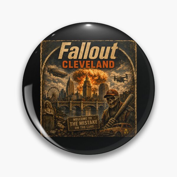 Item preview, Fallout Cleveland – Welcome to the Mistake on the Lake | Post-Apocalyptic Ohio Fan Art designed and sold by RockyLambda.