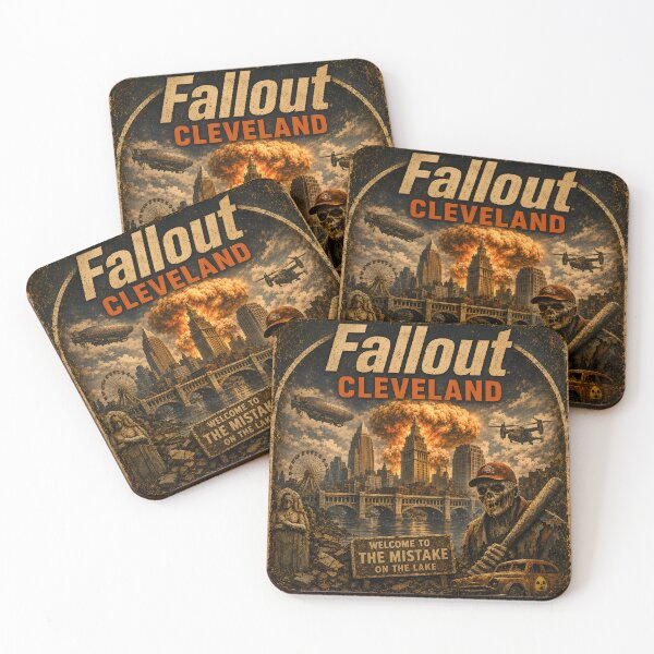 Item preview, Fallout Cleveland – Welcome to the Mistake on the Lake | Post-Apocalyptic Ohio Fan Art designed and sold by RockyLambda.