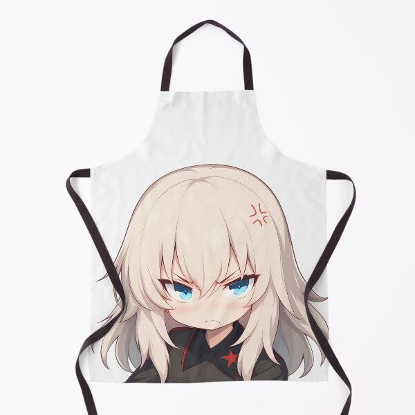 Item preview, Erika Itsumi Girls Und Panzer Chibi Angry Glare designed and sold by 108Recordings.