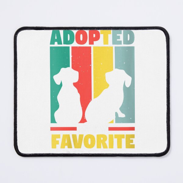 Item preview, Women's Dog Lover  Dog Rescuer  Adopted is My Favorite Breed V-Neck T-Shirt designed and sold by ‘Nothing Scares Me’ Store.