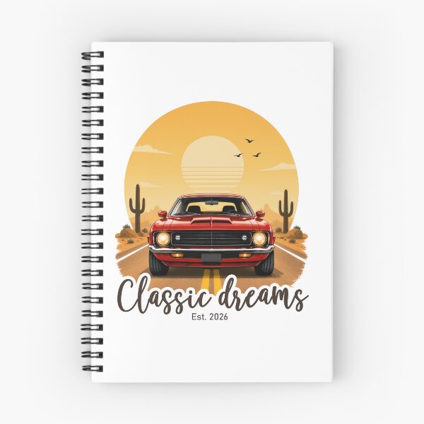 Item preview, Classic Dreams Vintage Muscle Car Desert Sunset designed and sold by teeperfect.