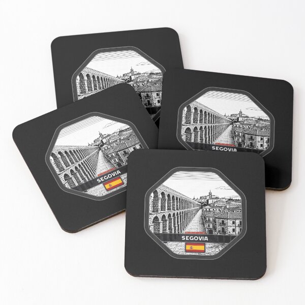 Item preview, Segovia Spain Linocut Style  designed and sold by Thistle-TShop.