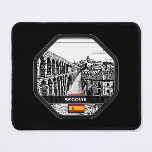 Item preview, Segovia Spain Linocut Style designed and sold by Thistle-TShop.