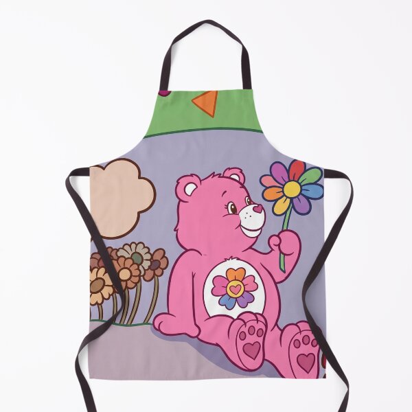 Item preview, Retro Pink Bears with a Magical Rainbow Flower designed and sold by dyrestald.