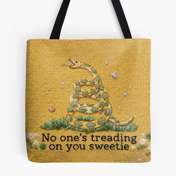 Item preview, No one's treading on you sweetie designed and sold by FakeNewsSticker.