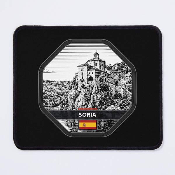 Item preview, Soria Spain Linocut Style  designed and sold by Thistle-TShop.