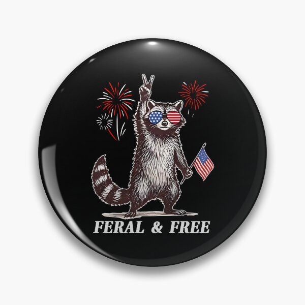 Item preview, Feral And Free Raccoon designed and sold by RedShop01.