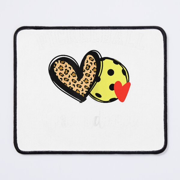 Item preview, Pickleball Grandma Leopard Heart Grandmother T-Shirt designed and sold by SavsMerch.