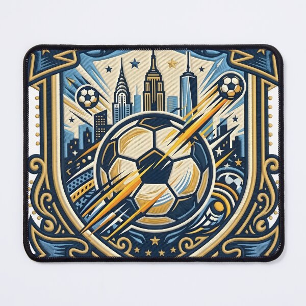 Item preview, Big Apple Kickoff NYC 2026 Soccer Badge designed and sold by laughingshirts.