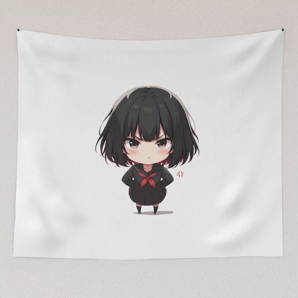 Item preview, Sumi Sakurasawa Rent A Girlfriend Chibi Cute Angry Stare designed and sold by 108Recordings.