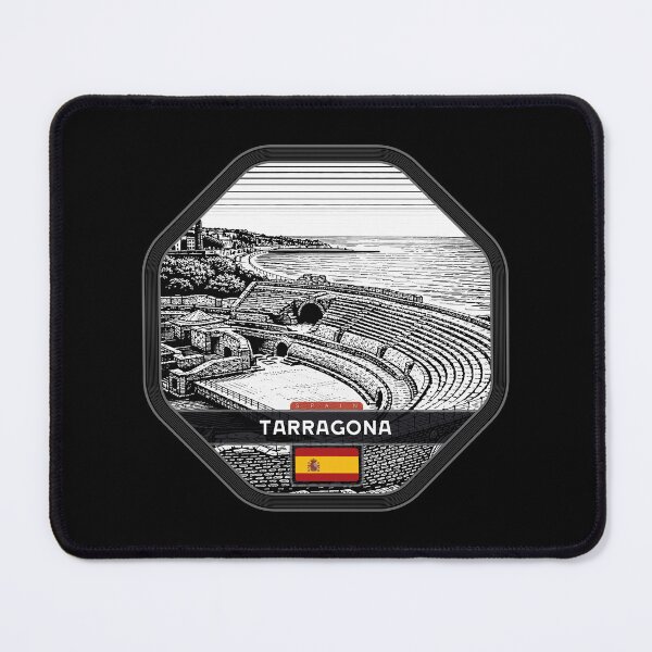 Item preview, Tarragona Spain Linocut Style designed and sold by Thistle-TShop.