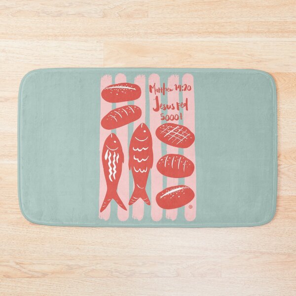 Item preview, Jesus Feeds 5000+ - 5 Loaves 2 Fish Biblical Illustration designed and sold by joyfultaylor.