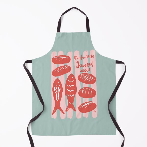 Item preview, Jesus Feeds 5000+ - 5 Loaves 2 Fish Biblical Illustration designed and sold by joyfultaylor.