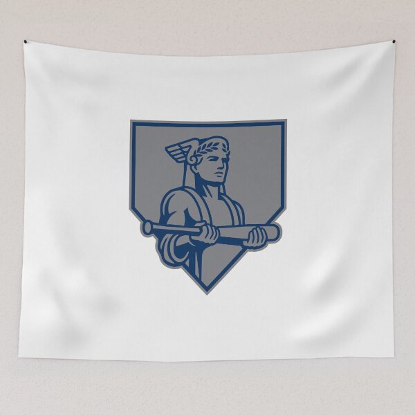 Item preview, Home Plate Winged Sentinel – Concrete & Navy Edition designed and sold by TheRoCo Design Company.