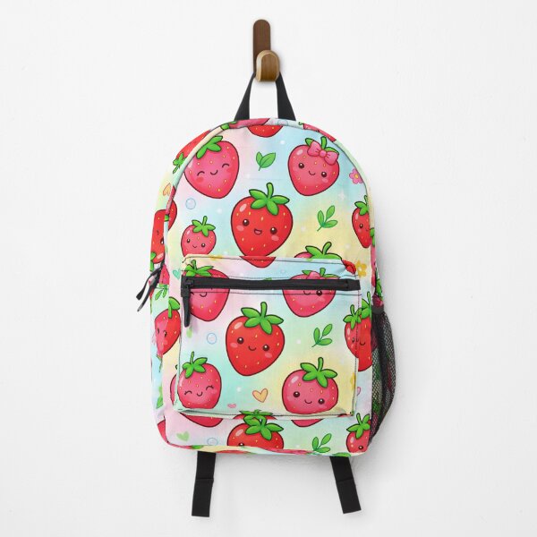 Item preview, Super Cute Kawaii Strawberries designed and sold by FunFitsFactory.