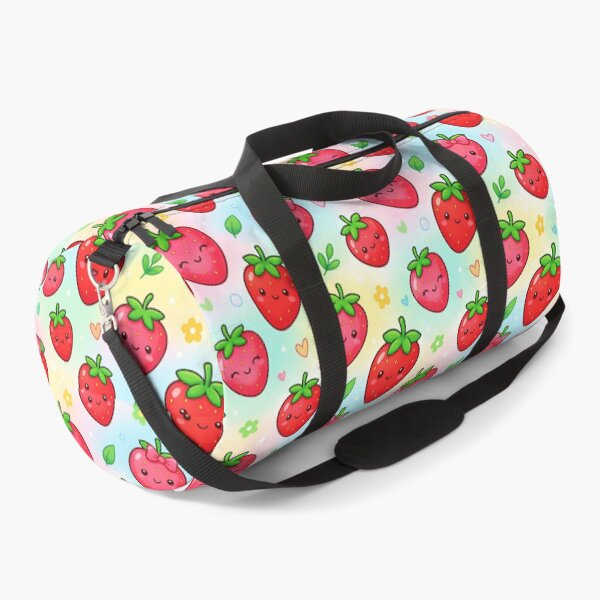 Item preview, Super Cute Kawaii Strawberries designed and sold by FunFitsFactory.