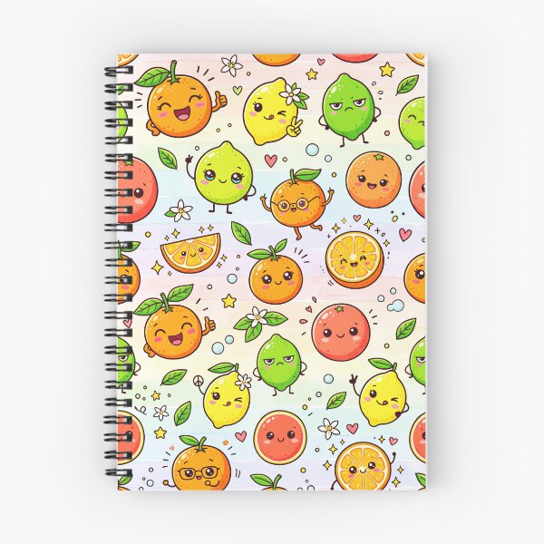 Item preview, Super Cute Kawaii Citrus Fruit designed and sold by FunFitsFactory.