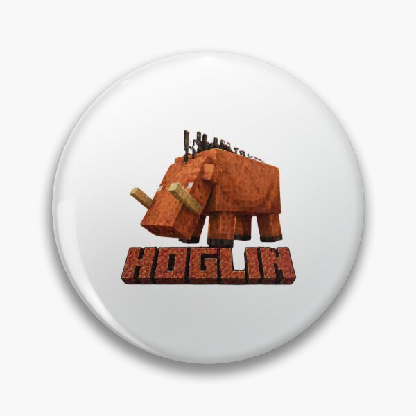 Item preview, HOGLIN minecraft Minimalist Tshirt design designed and sold by LIOKING333.