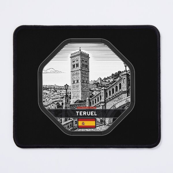 Item preview, Teruel Spain Linocut Style designed and sold by Thistle-TShop.