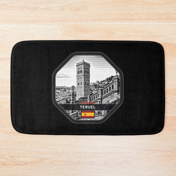 Item preview, Teruel Spain Linocut Style  designed and sold by Thistle-TShop.