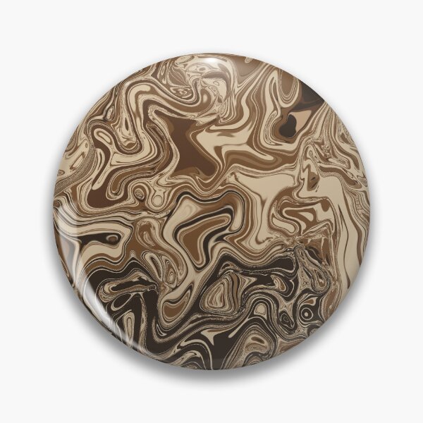 Item preview, Mocha Mirage Abstract Swirl Art – Earth Tone Fluid Design designed and sold by Zeddessay.