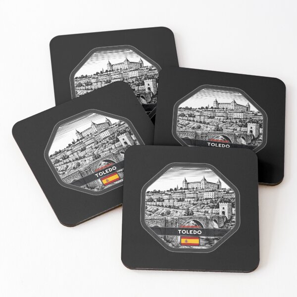 Item preview, Toledo Spain Linocut Style  designed and sold by Thistle-TShop.