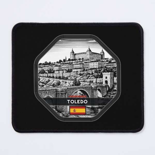 Item preview, Toledo Spain Linocut Style designed and sold by Thistle-TShop.