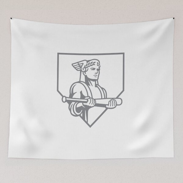 Item preview, Home Plate Winged Sentinel – Charcoal Edition designed and sold by TheRoCo Design Company.