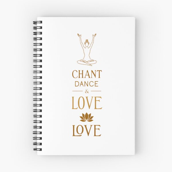Item preview, chant dance love, kirtan design, yoga meditation quote, bhakti spiritual, chanting yoga art designed and sold by Nene's design.