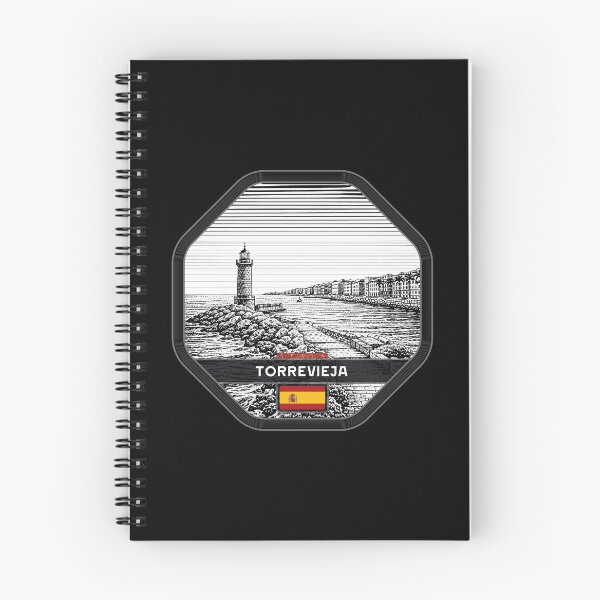 Item preview, Torrevieja Spain Linocut Style  designed and sold by Thistle-TShop.