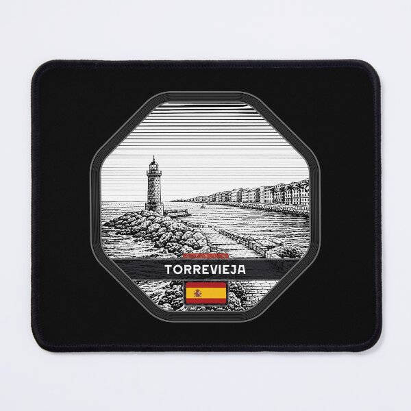 Item preview, Torrevieja Spain Linocut Style designed and sold by Thistle-TShop.