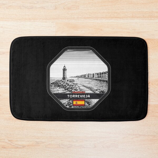 Item preview, Torrevieja Spain Linocut Style  designed and sold by Thistle-TShop.