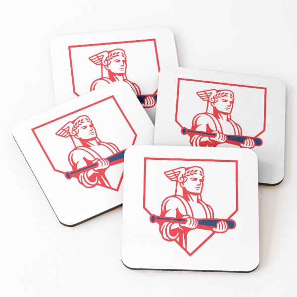 Item preview, Home Plate Winged Sentinel – Scarlet & Navy Edition designed and sold by TheRoCo Design Company.
