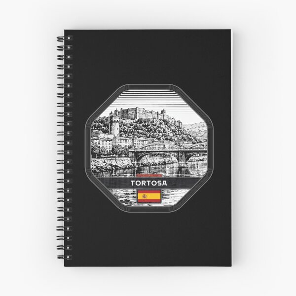 Item preview, Tortosa Spain Linocut Style  designed and sold by Thistle-TShop.